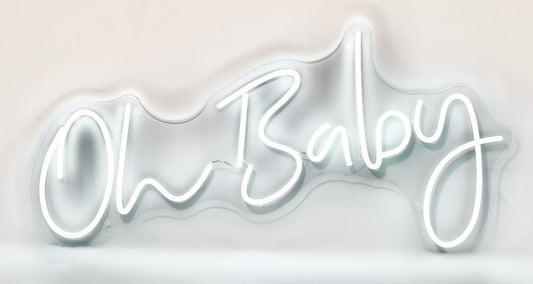oh baby neon sign